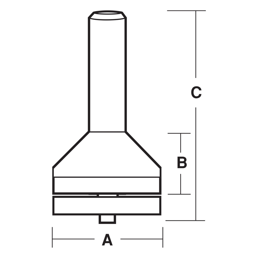 Inverted chamfer best sale bit